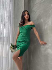 Rochie eleganta scurta pe umeri - Img 6