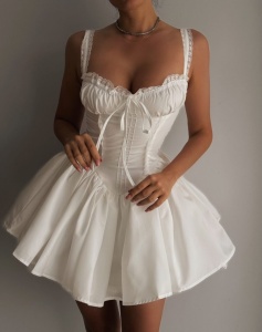 Rochie scurta bufanta baby doll - Img 1