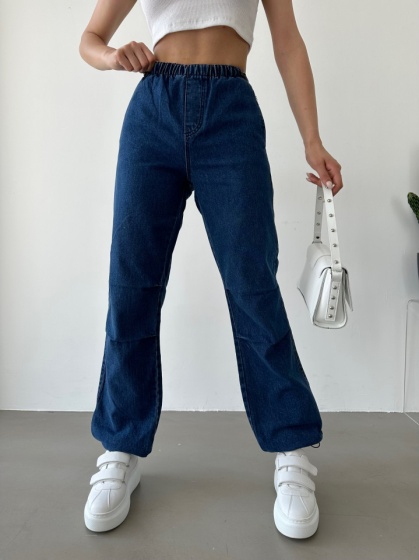 Blugi damă cu elastic la glezna - Img 3