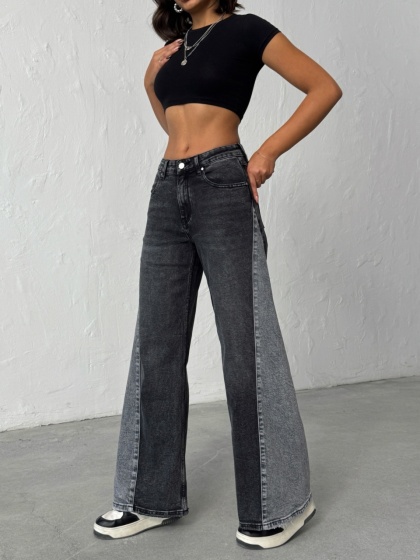 Blugi evazati in doua nuante - Img 5