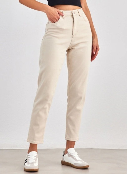 Blugi mom fit elastici simpli