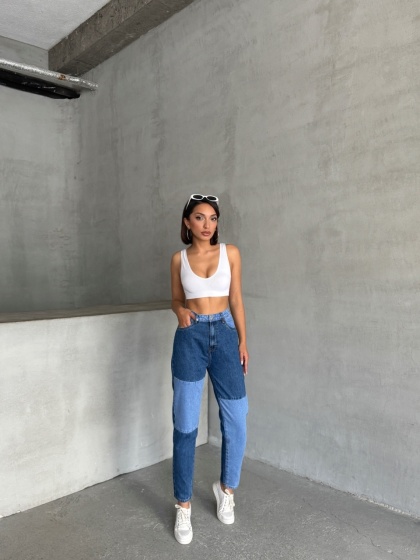 Blugi mom fit in doua culori - Img 7