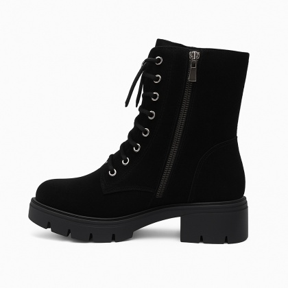 Ghete dama imblanite cu accesoriu fermoar - Img 2