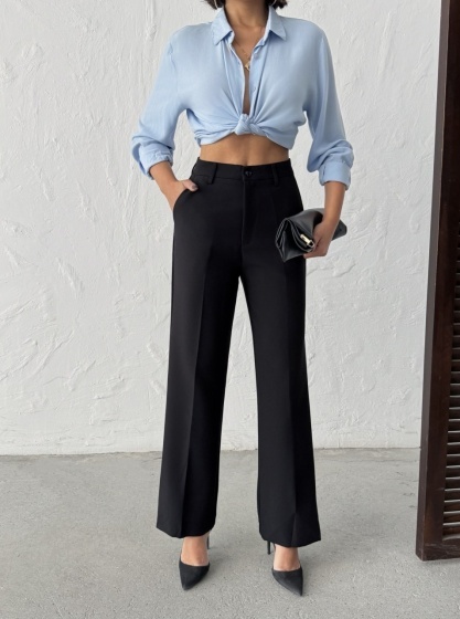 Pantaloni dama drepti simpli - Img 2