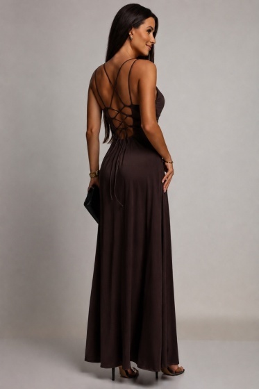 Rochie eleganta din lycra cu siret la spate - Img 3