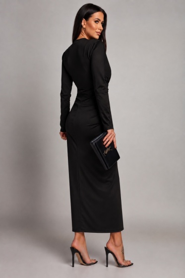 Rochie eleganta din lycra simpla - Img 2