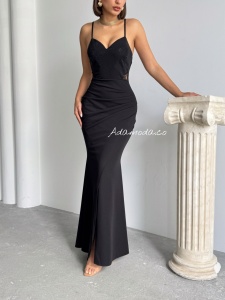 Rochie eleganta lunga cu strasuri tip sirena - Img 2