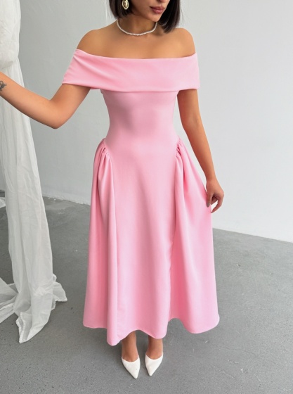 Rochie eleganta pe umeri - Img 2