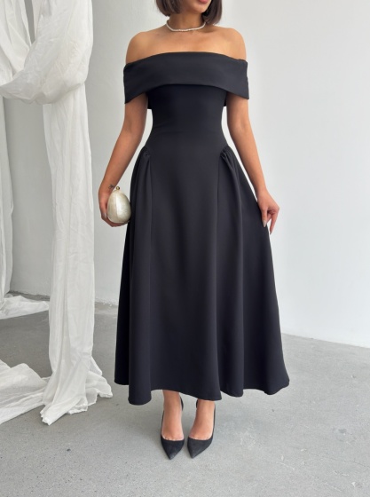 Rochie eleganta pe umeri - Img 3