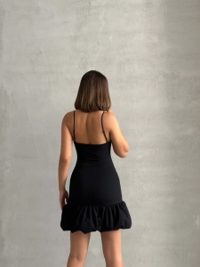 Rochie eleganta scurta cu bretele - Img 2