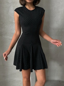 Rochie eleganta scurta cu strasuri - Img 1