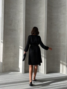 Rochie eleganta scurta plisata - Img 6