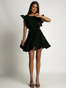 Rochie eleganta scurta plisata - Img 2
