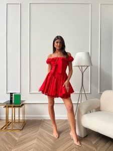 Rochie scurta bufanta baby doll - Img 3