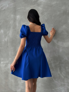 Rochie scurta cu maneci bufante - Img 2