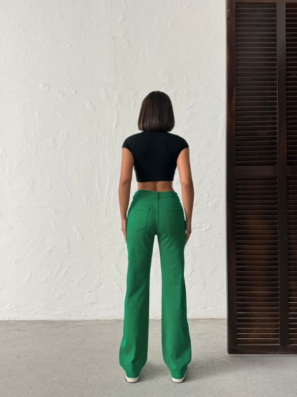 Blugi drepti elastici simpli - Img 2