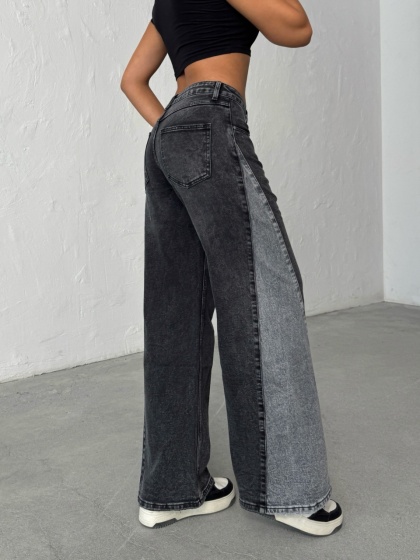 Blugi evazati in doua nuante - Img 1