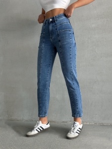 Blugi mom fit elastici - Img 2