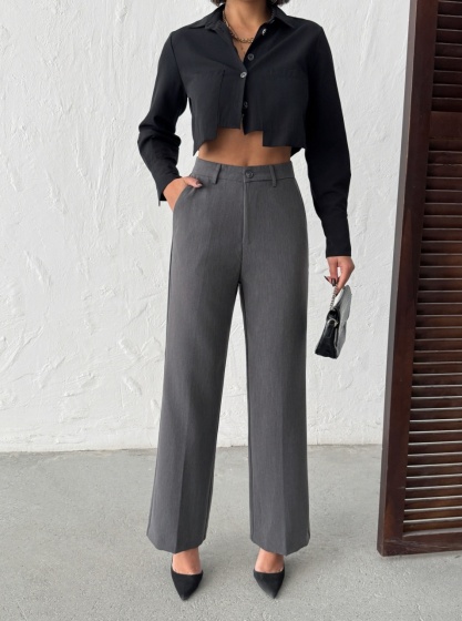 Pantaloni dama drepti simpli - Img 1