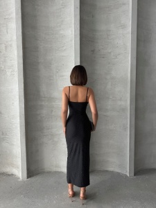 Rochie eleganta cu aplicatie din strasuri - Img 6
