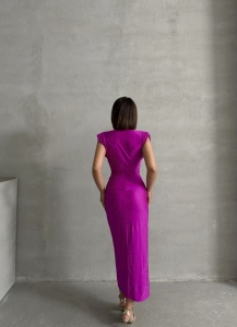 Rochie eleganta din licra cu strasuri - Img 3