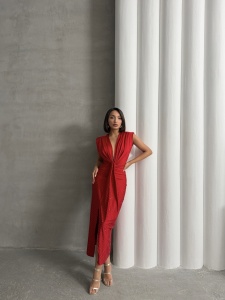 Rochie eleganta din licra cu strasuri - Img 6