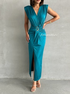 Rochie eleganta din lycra cu accesoriu in talie - Img 4