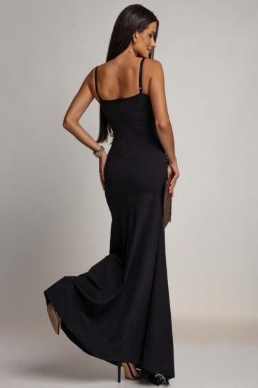 Rochie eleganta din lycra cu dantela transparenta  - Img 3