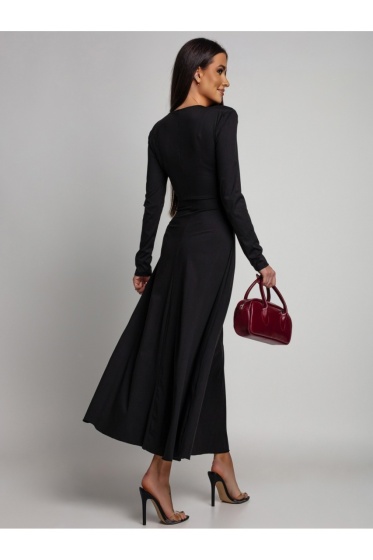 Rochie eleganta din lycra cu maneci lungi - Img 2