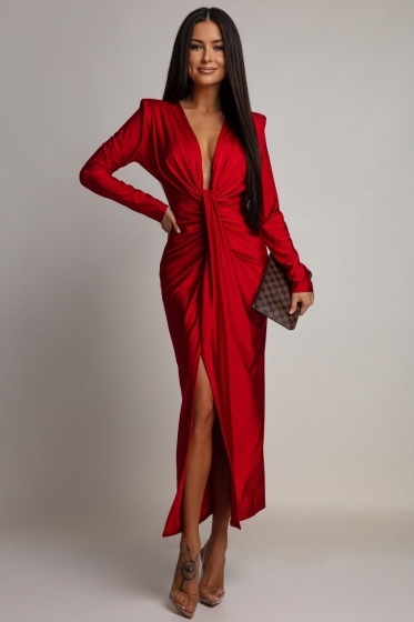 Rochie eleganta din lycra cu simpla - Img 3