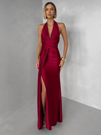 Rochie eleganta lunga din lycra - Img 5