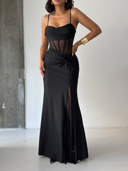 Rochie eleganta lunga din lycra
