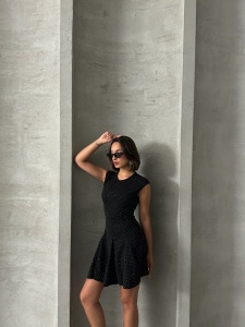 Rochie eleganta scurta cu strasuri - Img 6