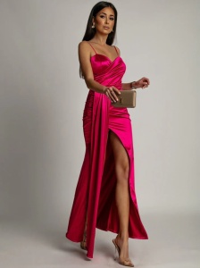Rochie lunga cu bretele - Img 1