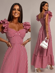 Rochie lunga cu bretele - Img 1