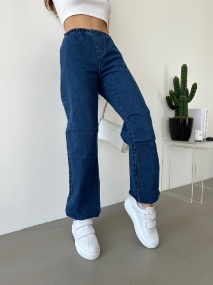 Blugi damă cu elastic la glezna - Img 5