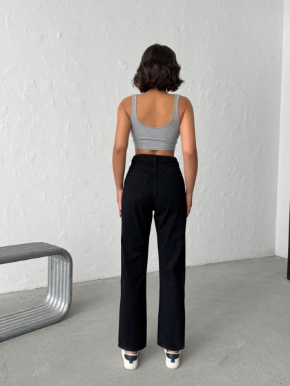 Blugi dama straight fit - Img 2