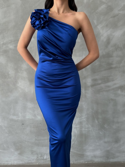 Rochie dama midi cu umarul gol - Img 6