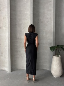 Rochie din lycra cu strasuri - Img 3