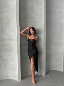 Rochie eleganta cu aplicatie din strasuri - Img 7