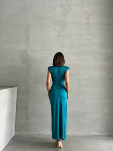 Rochie eleganta din lycra cu accesoriu in talie - Img 5