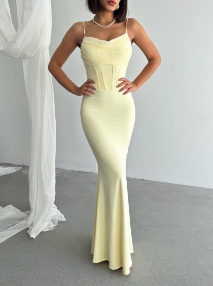 Rochie eleganta lunga din lycra - Img 2