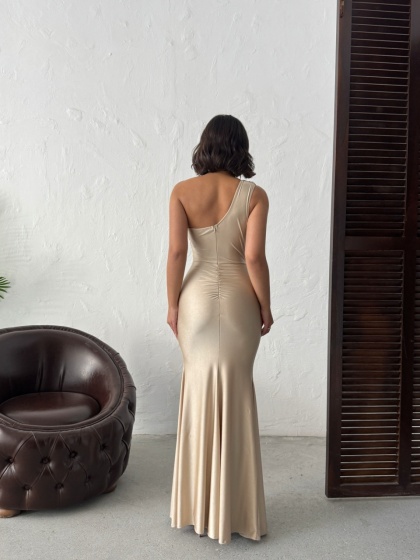 Rochie eleganta lunga din lycra - Img 4