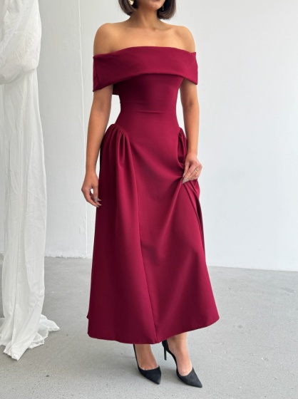 Rochie eleganta pe umeri - Img 3