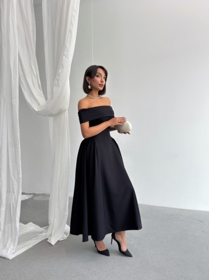 Rochie eleganta pe umeri - Img 6