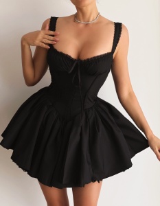 Rochie scurta bufanta baby doll - Img 1