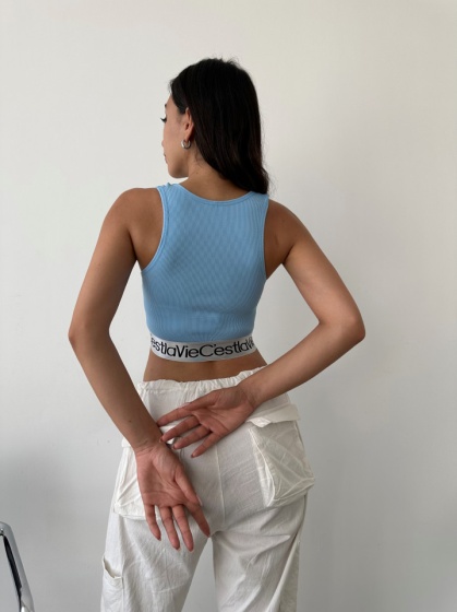 Top crop push-up sport - Img 2