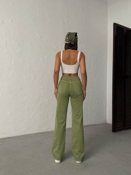 Blugi drepti elastici simpli - Img 2