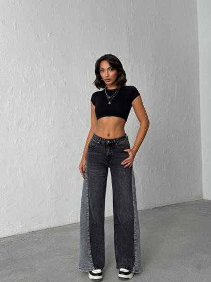 Blugi evazati in doua nuante - Img 6