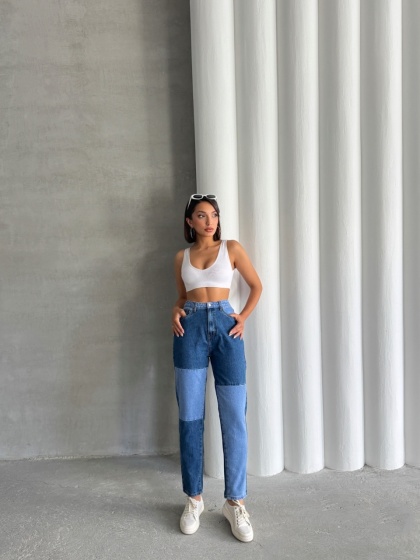 Blugi mom fit in doua culori - Img 8